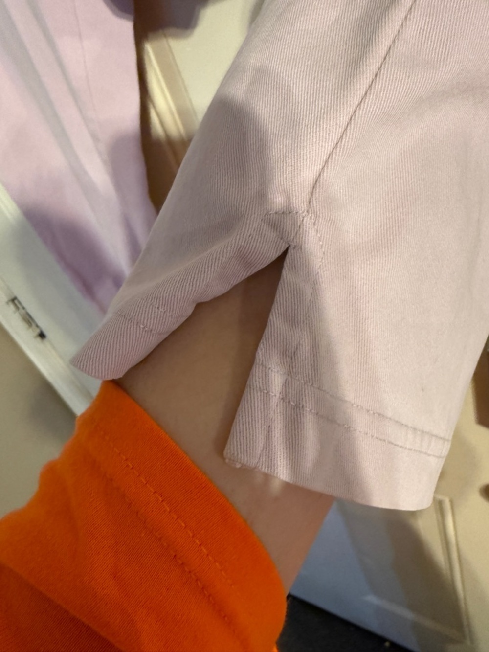 Eileen Fisher Blush Pink Pull-On Pants - Picture 6 of 6